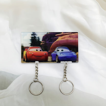 Cars - McQueen and Sally Carrera Keychain Set