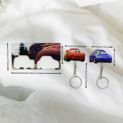 Cars - McQueen and Sally Carrera Keychain Set