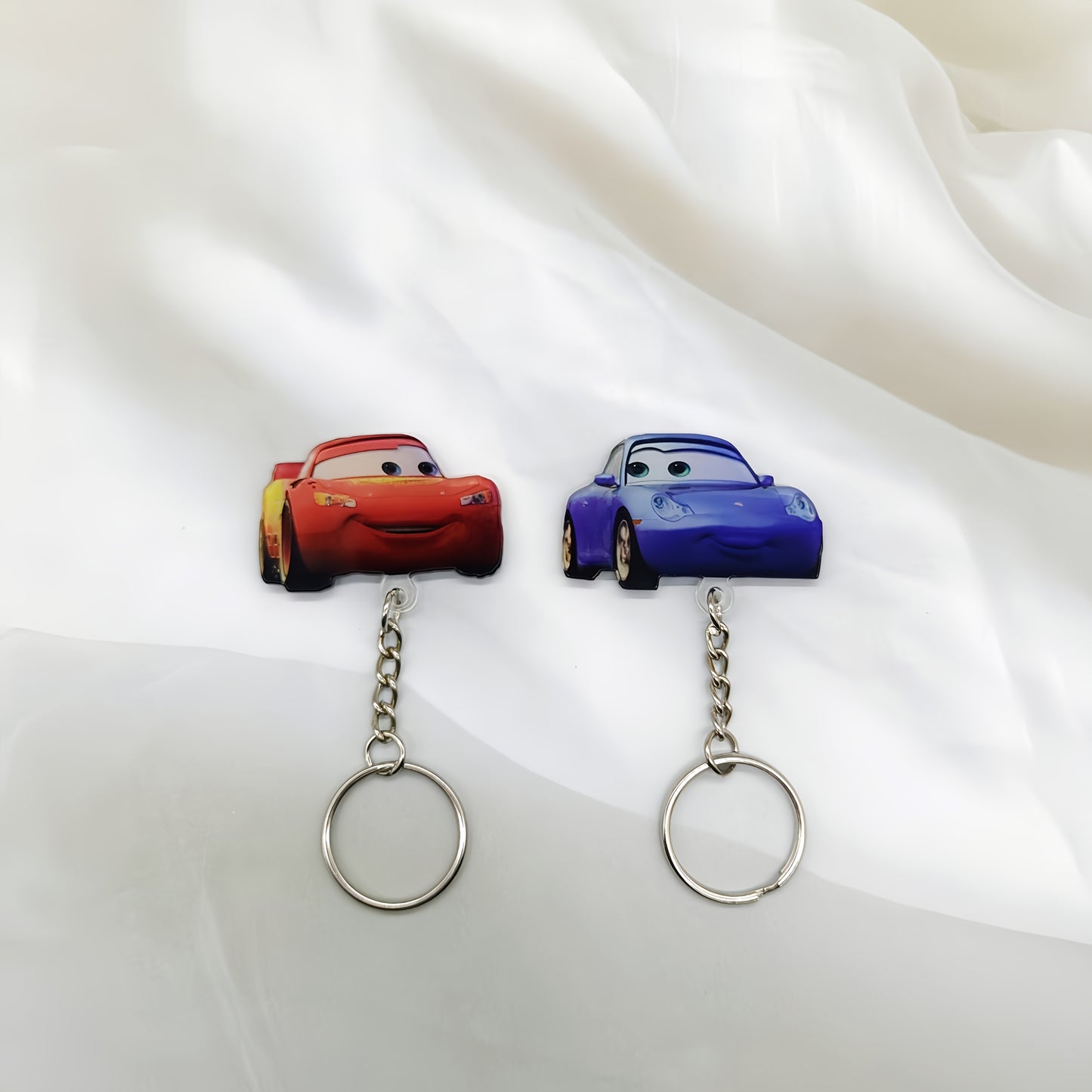 Cars - McQueen and Sally Carrera Keychain Set