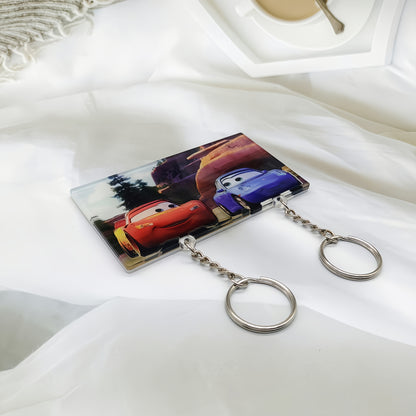 Cars - McQueen and Sally Carrera Keychain Set